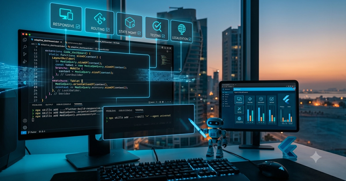 Flutter Agent Skills: How to Make Your AI Agent Actually Good at Flutter