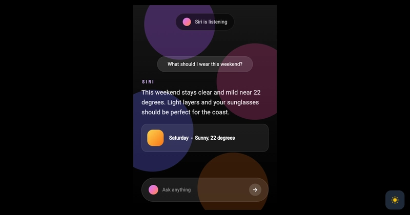 iOS 27 Siri AI panel