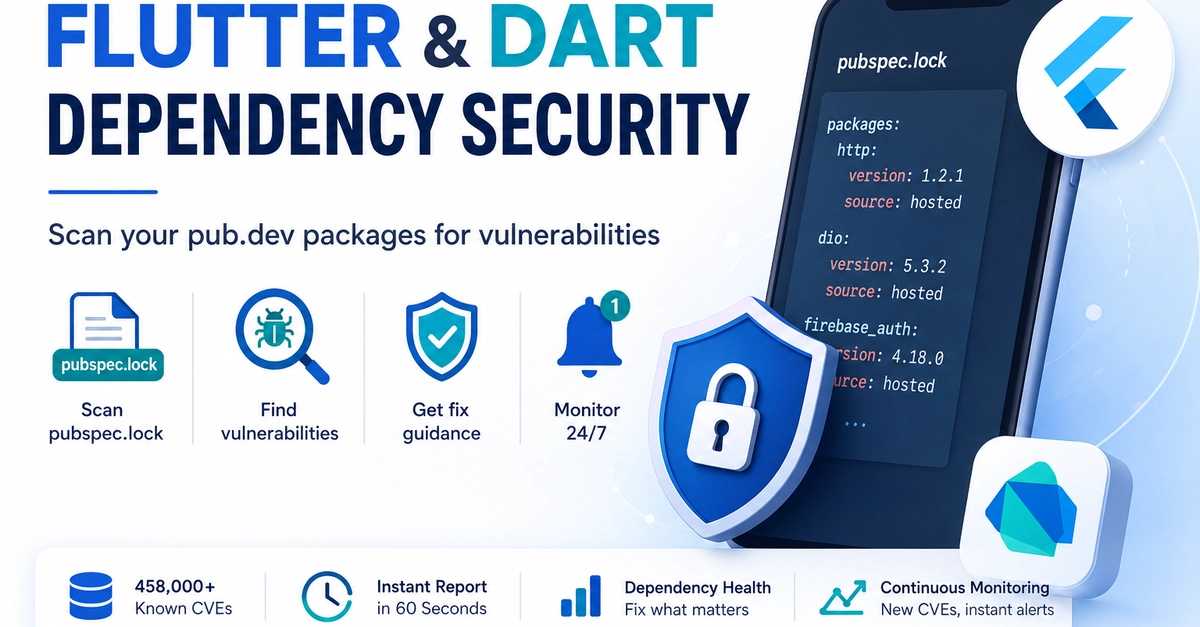 Flutter and Dart Dependency Security — Scanning pub.dev Packages for Vulnerabilities