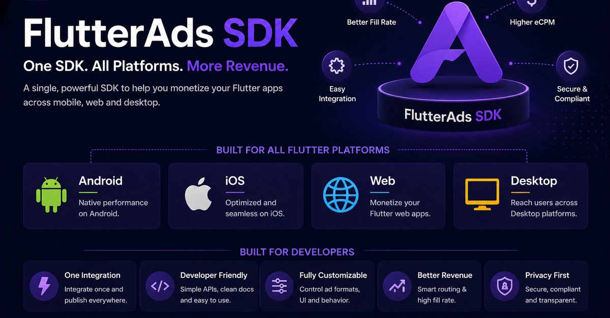 Building Flutter Ads: A Cross-Platform Ad SDK for Flutter