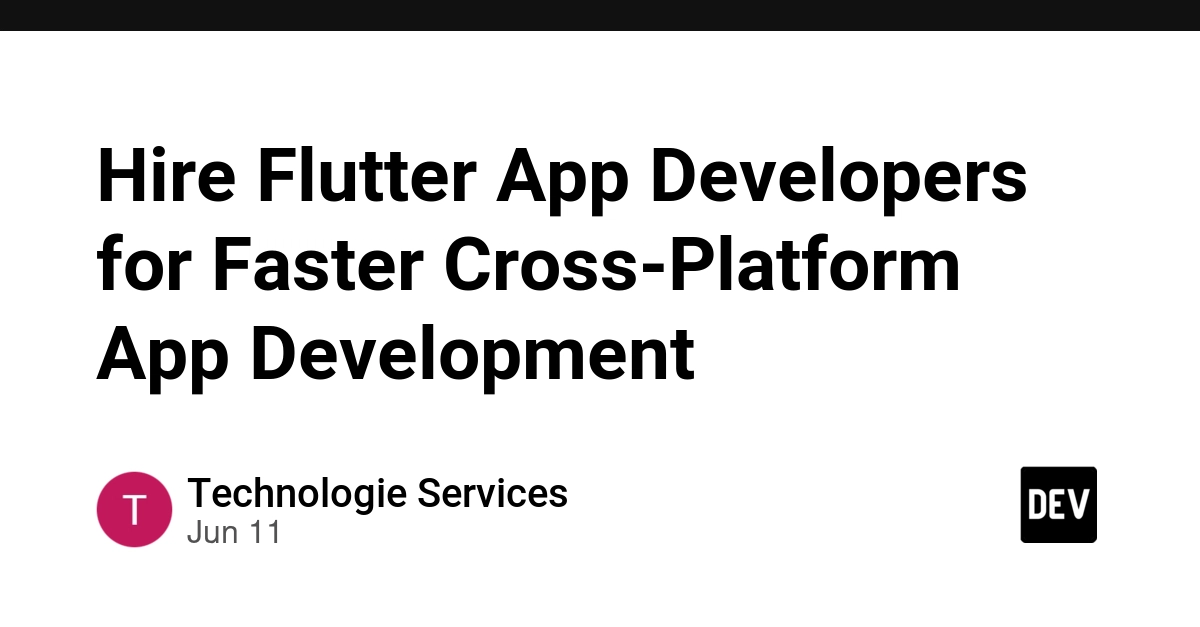 Hire Flutter App Developers for Faster Cross-Platform App Development