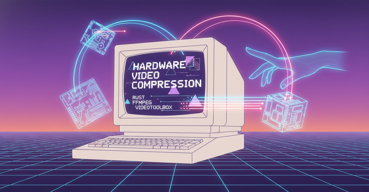 Hardware Video Compression in Rust on macOS — ffmpeg with VideoToolbox